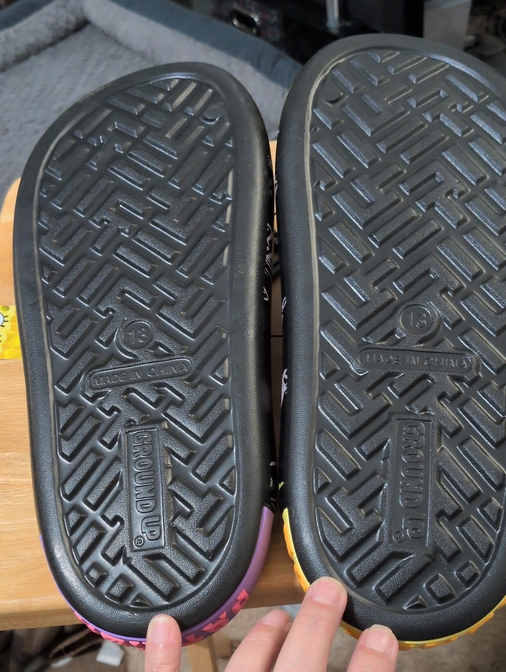 Super Cool SpongeBob And Patrick Slide On Men's Sandal - Picture 5 of 5